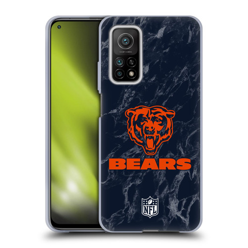 NFL Chicago Bears Graphics Coloured Marble Soft Gel Case for Xiaomi Mi 10T 5G