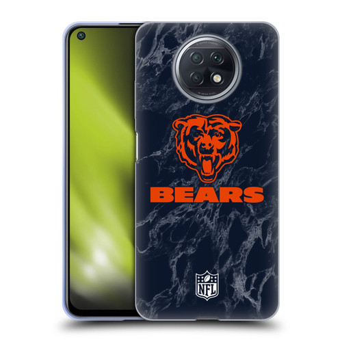 NFL Chicago Bears Graphics Coloured Marble Soft Gel Case for Xiaomi Redmi Note 9T 5G
