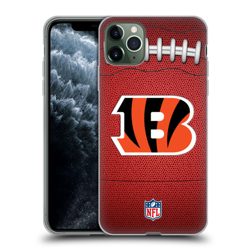 NFL Cincinnati Bengals Graphics Football Soft Gel Case for Apple iPhone 11 Pro Max