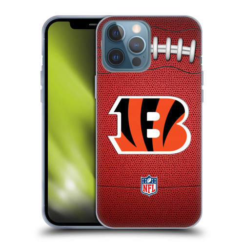 NFL Cincinnati Bengals Graphics Football Soft Gel Case for Apple iPhone 13 Pro Max
