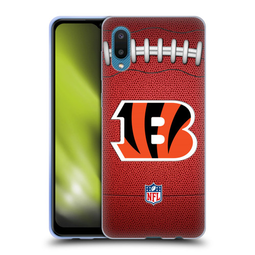 NFL Cincinnati Bengals Graphics Football Soft Gel Case for Samsung Galaxy A02/M02 (2021)