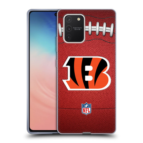 NFL Cincinnati Bengals Graphics Football Soft Gel Case for Samsung Galaxy S10 Lite