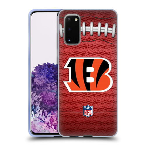 NFL Cincinnati Bengals Graphics Football Soft Gel Case for Samsung Galaxy S20 / S20 5G