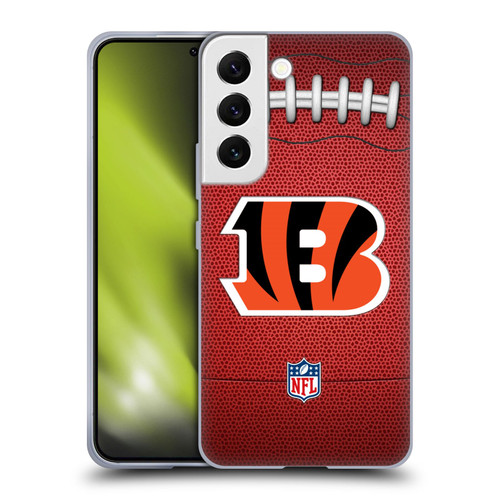 NFL Cincinnati Bengals Graphics Football Soft Gel Case for Samsung Galaxy S22 5G