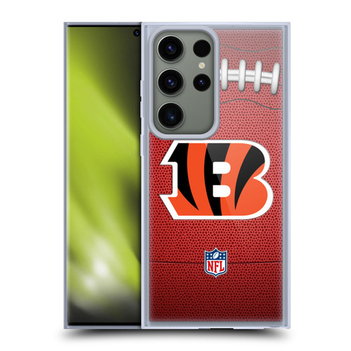 NFL Cincinnati Bengals Graphics Football Soft Gel Case for Samsung Galaxy S23 Ultra 5G