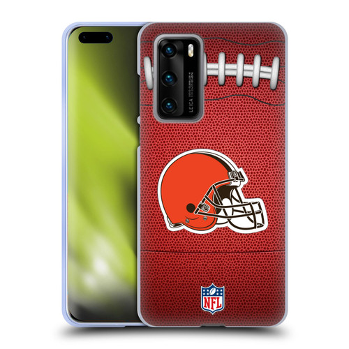 NFL Cleveland Browns Graphics Football Soft Gel Case for Huawei P40 5G