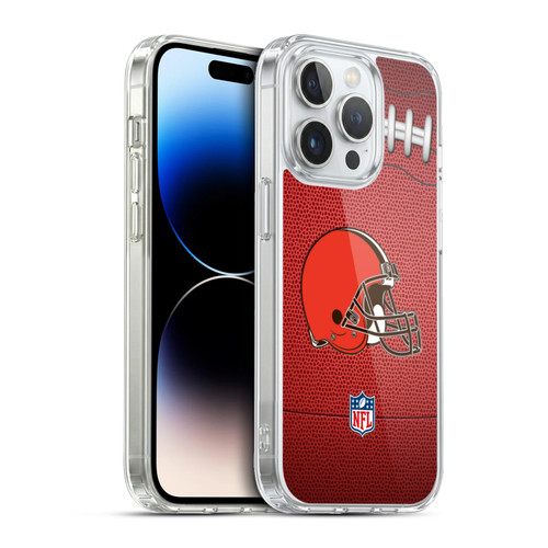 NFL Cleveland Browns Graphics Football Soft Gel Case for Apple iPhone 13 Pro & MagSafe