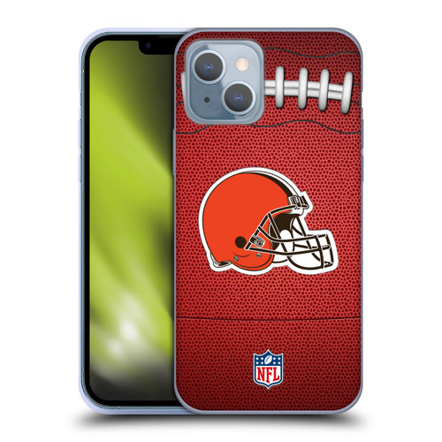 NFL Cleveland Browns Graphics Football Soft Gel Case for Apple iPhone 14