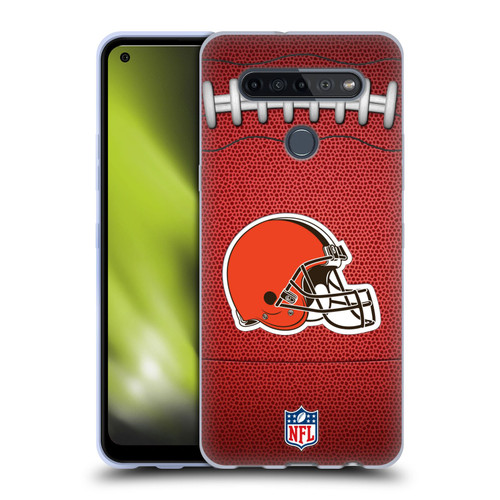 NFL Cleveland Browns Graphics Football Soft Gel Case for LG K51S