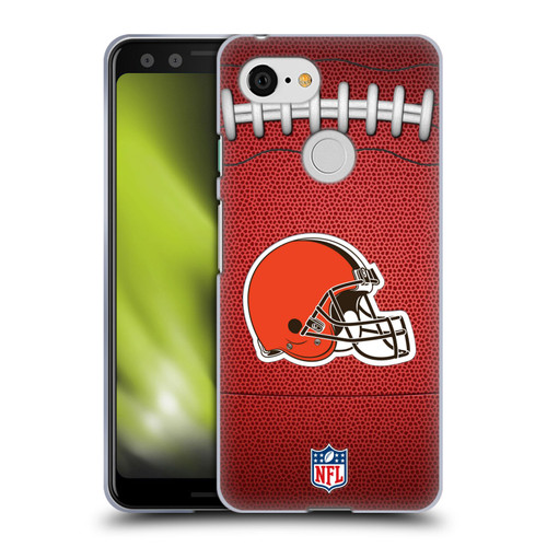 NFL Cleveland Browns Graphics Football Soft Gel Case for Google Pixel 3