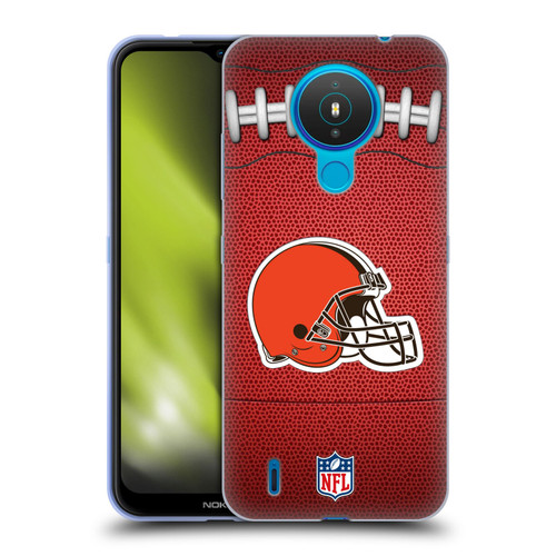 NFL Cleveland Browns Graphics Football Soft Gel Case for Nokia 1.4