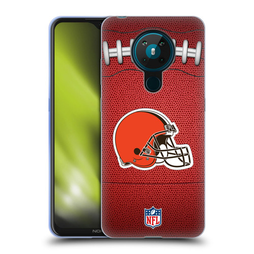 NFL Cleveland Browns Graphics Football Soft Gel Case for Nokia 5.3