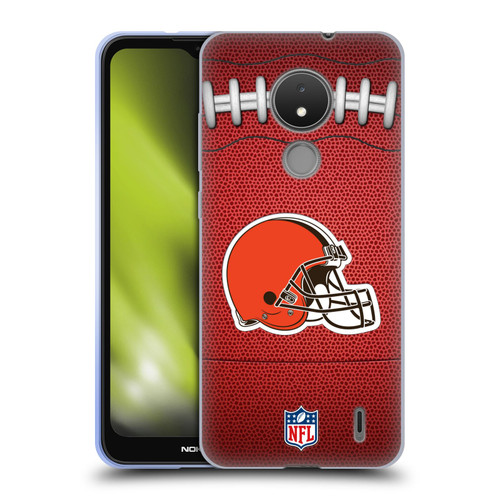 NFL Cleveland Browns Graphics Football Soft Gel Case for Nokia C21