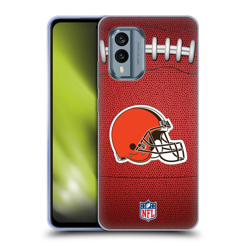 NFL Cleveland Browns Graphics Football Soft Gel Case for Nokia X30