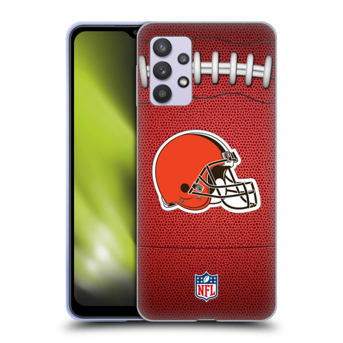 NFL Cleveland Browns Graphics Football Soft Gel Case for Samsung Galaxy A32 5G / M32 5G (2021)