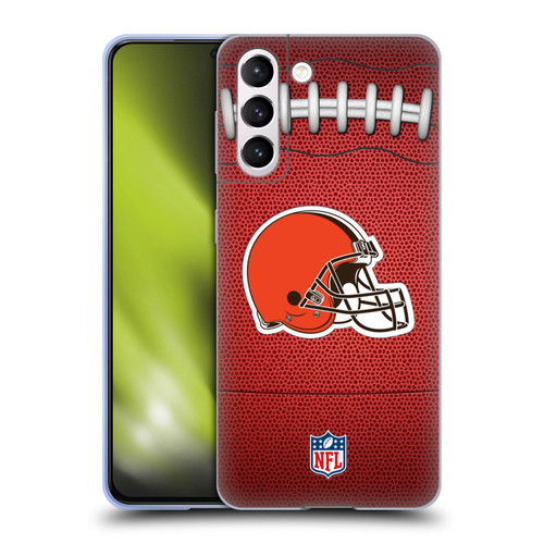 NFL Cleveland Browns Graphics Football Soft Gel Case for Samsung Galaxy S21 5G