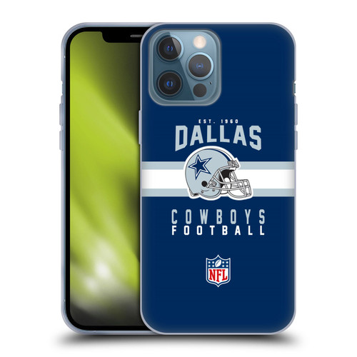 NFL Dallas Cowboys Graphics Helmet Typography Soft Gel Case for Apple iPhone 13 Pro Max