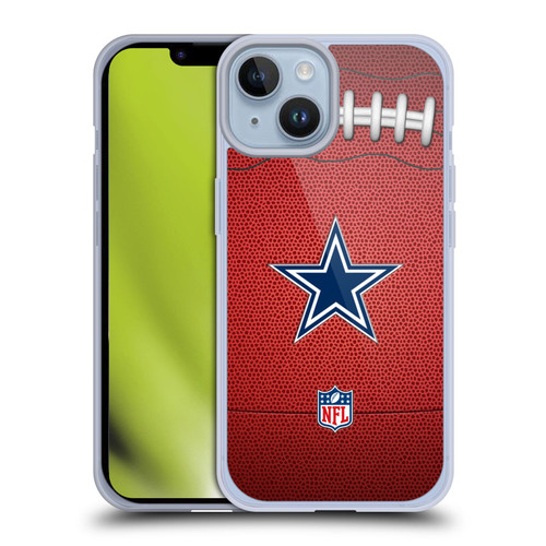 NFL Dallas Cowboys Graphics Football Soft Gel Case for Apple iPhone 14