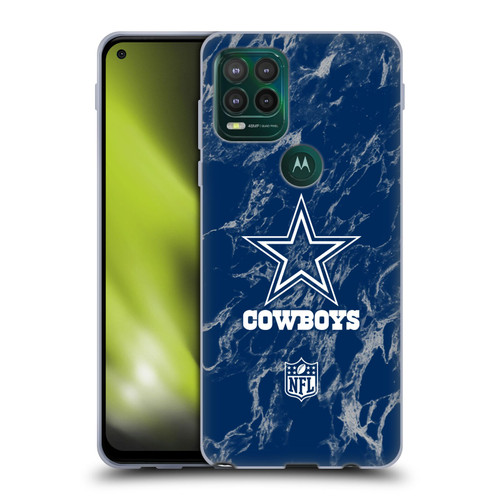 NFL Dallas Cowboys Graphics Coloured Marble Soft Gel Case for Motorola Moto G Stylus 5G 2021
