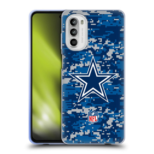 NFL Dallas Cowboys Graphics Digital Camouflage Soft Gel Case for Motorola Moto G52