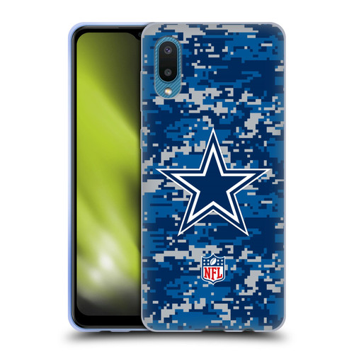 NFL Dallas Cowboys Graphics Digital Camouflage Soft Gel Case for Samsung Galaxy A02/M02 (2021)