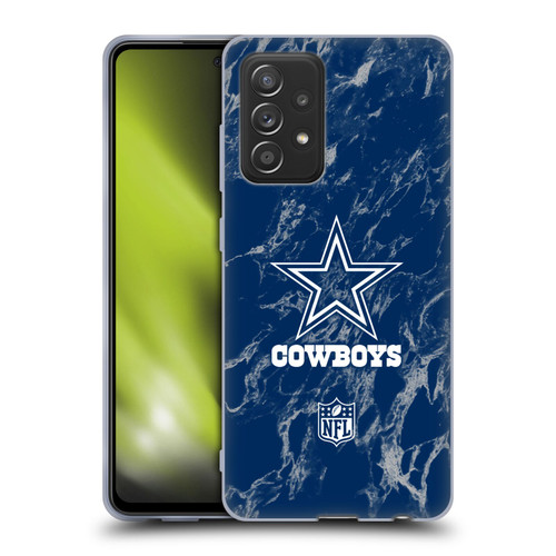 NFL Dallas Cowboys Graphics Coloured Marble Soft Gel Case for Samsung Galaxy A52 / A52s / 5G (2021)