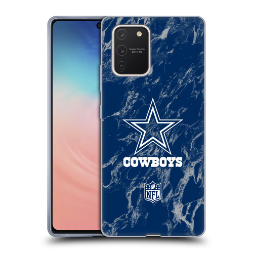 NFL Dallas Cowboys Graphics Coloured Marble Soft Gel Case for Samsung Galaxy S10 Lite