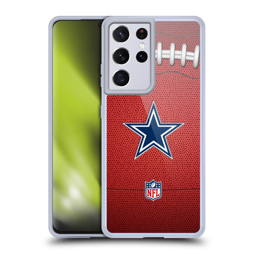 NFL Dallas Cowboys Graphics Football Soft Gel Case for Samsung Galaxy S21 Ultra 5G
