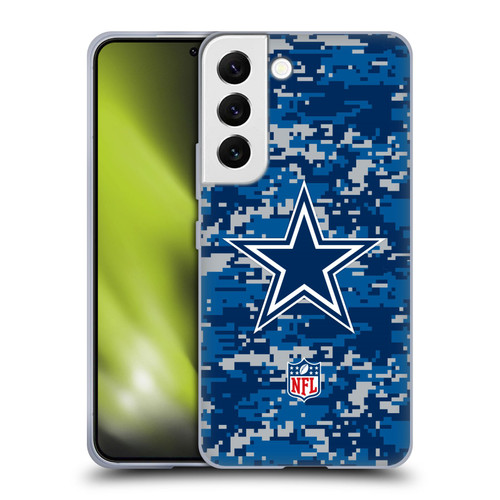 NFL Dallas Cowboys Graphics Digital Camouflage Soft Gel Case for Samsung Galaxy S22 5G