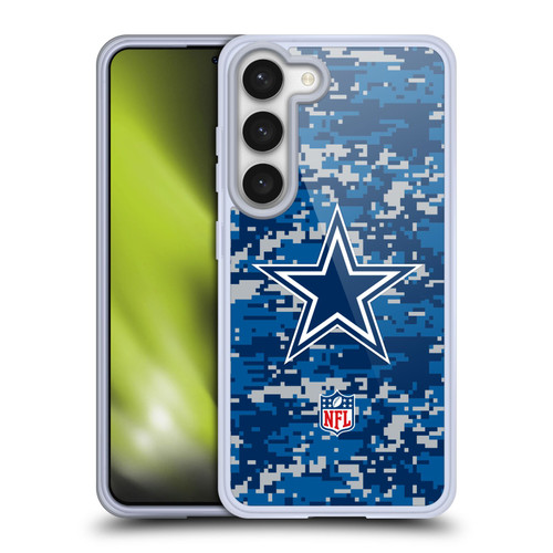 NFL Dallas Cowboys Graphics Digital Camouflage Soft Gel Case for Samsung Galaxy S23 5G