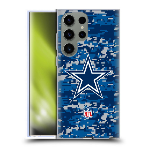 NFL Dallas Cowboys Graphics Digital Camouflage Soft Gel Case for Samsung Galaxy S23 Ultra 5G