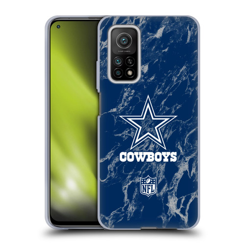 NFL Dallas Cowboys Graphics Coloured Marble Soft Gel Case for Xiaomi Mi 10T 5G