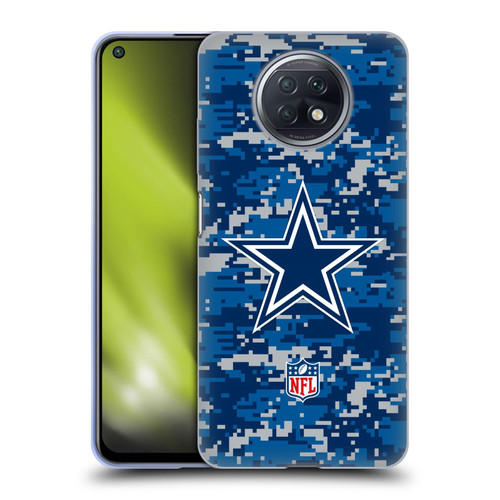 NFL Dallas Cowboys Graphics Digital Camouflage Soft Gel Case for Xiaomi Redmi Note 9T 5G