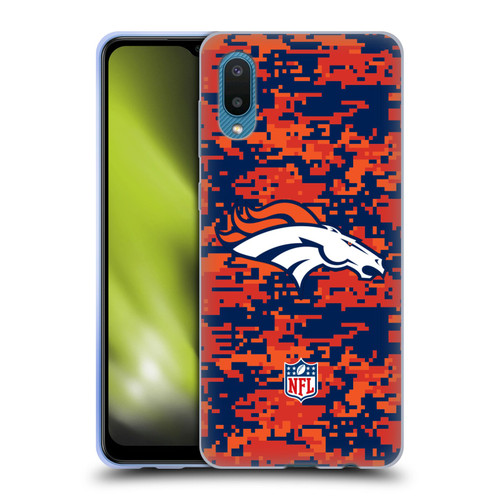 NFL Denver Broncos Graphics Digital Camouflage Soft Gel Case for Samsung Galaxy A02/M02 (2021)