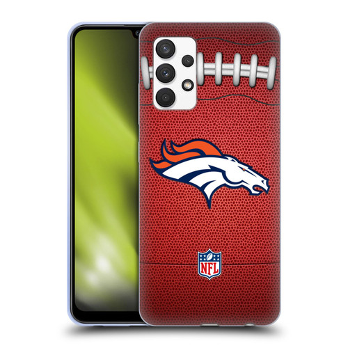NFL Denver Broncos Graphics Football Soft Gel Case for Samsung Galaxy A32 (2021)