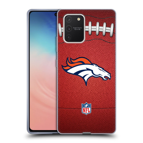 NFL Denver Broncos Graphics Football Soft Gel Case for Samsung Galaxy S10 Lite
