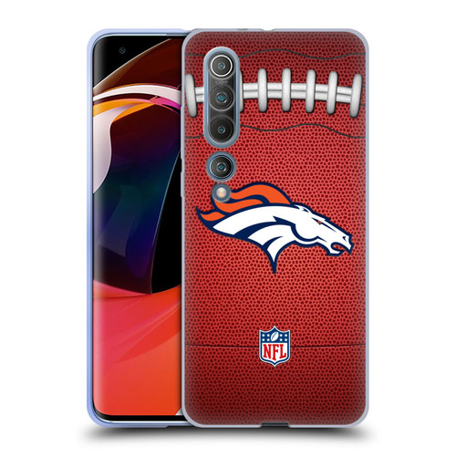 NFL Denver Broncos Graphics Football Soft Gel Case for Xiaomi Mi 10 5G / Mi 10 Pro 5G