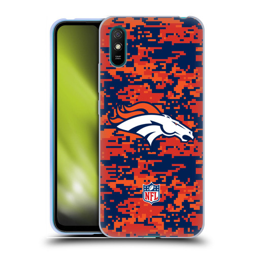 NFL Denver Broncos Graphics Digital Camouflage Soft Gel Case for Xiaomi Redmi 9A / Redmi 9AT