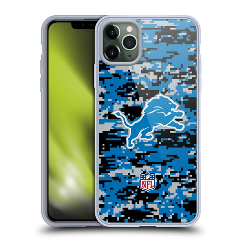 NFL Detroit Lions Graphics Digital Camouflage Soft Gel Case for Apple iPhone 11 Pro Max NFL Detroit Lions Graphics Digital Camouflage Soft Gel Case for Apple iPhone 11 Pro Max