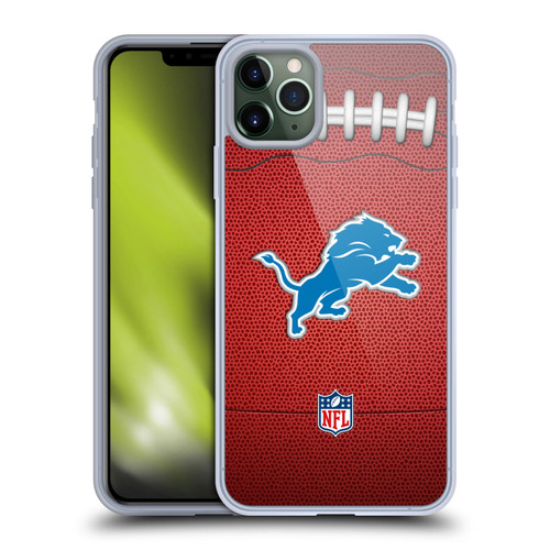 NFL Detroit Lions Graphics Football Soft Gel Case for Apple iPhone 11 Pro Max