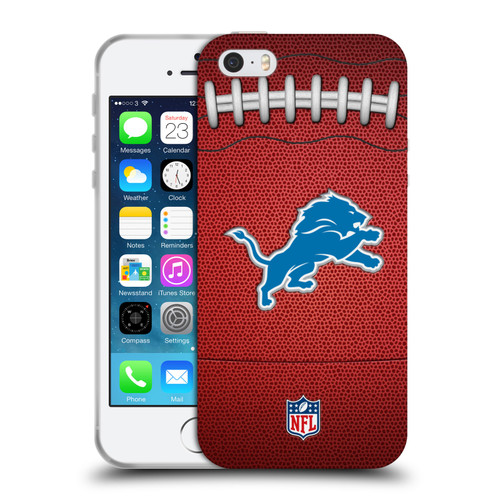 NFL Detroit Lions Graphics Football Soft Gel Case for Apple iPhone 5 / 5s / iPhone SE 2016