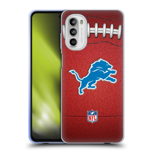 NFL Detroit Lions Graphics Football Soft Gel Case for Motorola Moto G52
