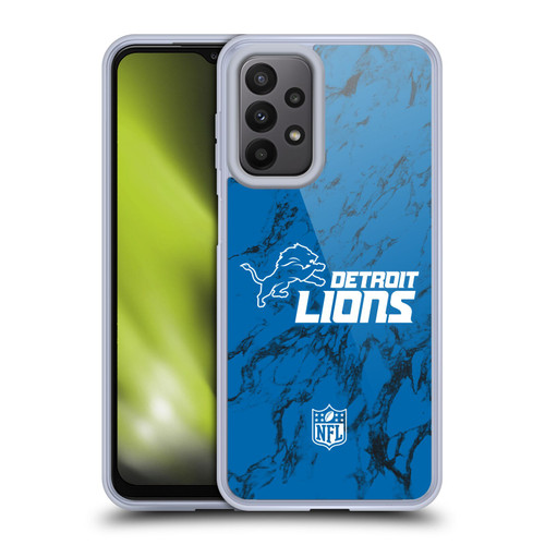 NFL Detroit Lions Graphics Coloured Marble Soft Gel Case for Samsung Galaxy A23 / 5G (2022) NFL Detroit Lions Graphics Coloured Marble Soft Gel Case for Samsung Galaxy A23 / 5G (2022)