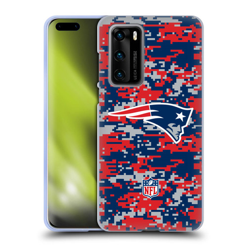 NFL New England Patriots Graphics Digital Camouflage Soft Gel Case for Huawei P40 5G