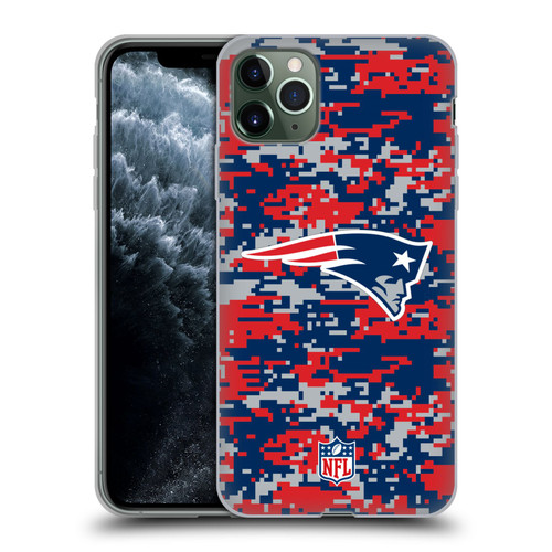 NFL New England Patriots Graphics Digital Camouflage Soft Gel Case for Apple iPhone 11 Pro Max
