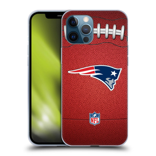 NFL New England Patriots Graphics Football Soft Gel Case for Apple iPhone 12 Pro Max