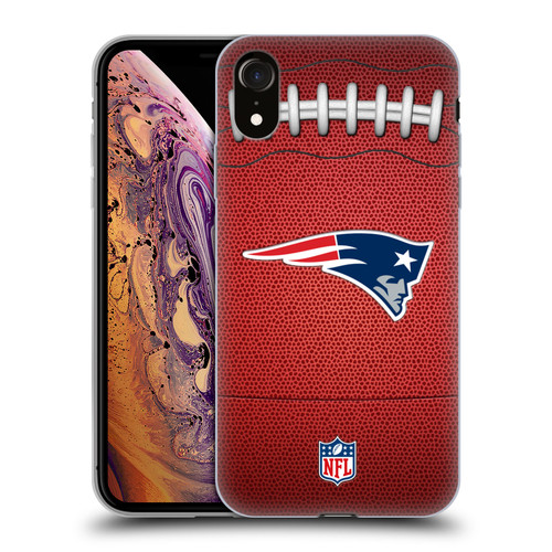 NFL New England Patriots Graphics Football Soft Gel Case for Apple iPhone XR