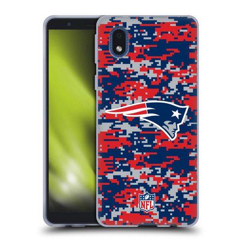 NFL New England Patriots Graphics Digital Camouflage Soft Gel Case for Samsung Galaxy A01 Core (2020)