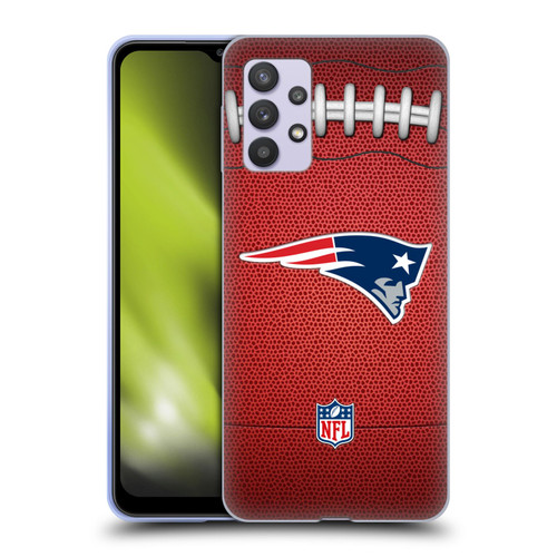 NFL New England Patriots Graphics Football Soft Gel Case for Samsung Galaxy A32 5G / M32 5G (2021)