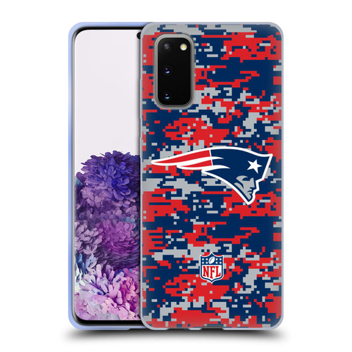 NFL New England Patriots Graphics Digital Camouflage Soft Gel Case for Samsung Galaxy S20 / S20 5G